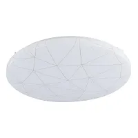 Светильник потолочный LED Rende 900612 Eglo белый 1 лампа, основание белое в стиле современный тарелка