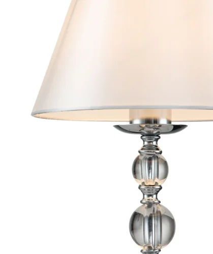 Настольная лампа Davinci V000266 Indigo белая 1 лампа, основание хром металл в стиле современный  фото 3