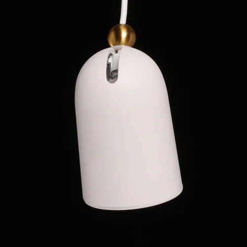 Светильник подвесной Астор 545013601 DeMarkt белый 1 лампа, основание белое в стиле современный  фото 5