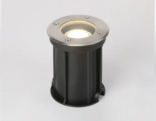 Встраиваемый светильник ST6511 Ambrella light уличный IP67 чёрный 1 лампа, плафон чёрный в стиле современный хай-тек GU10 фото 2
