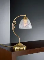 Настольная лампа P 6252 P Reccagni Angelo белая 1 лампа, основание античное бронза металл в стиле классический 