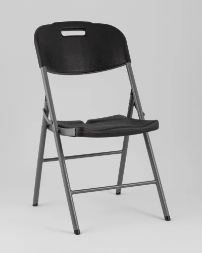 Стул складной банкетный черный УТ000039883 Stool Group, чёрный/пластик, ножки/металл/чёрный, размеры - *****