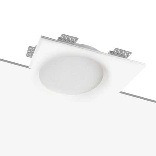 Светильник точечный LED под покраску Galaxy 10354/600 LOFT IT белый на 1 лампу, основание белое в стиле современный для затирки