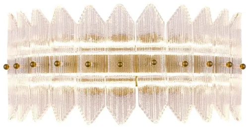 Бра LED Mirabella 4754-1W Favourite прозрачный на 1 лампу, основание латунь в стиле современный 