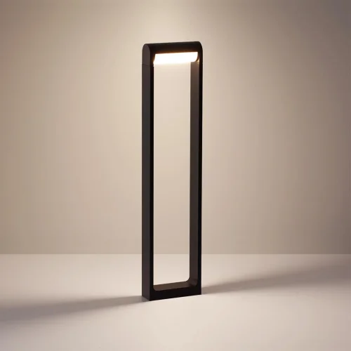 Парковый светильник LED Twinset 7117/12GLA Odeon Light уличный IP65 коричневый на 1 лампу, плафон коричневый в стиле хай-тек современный LED фото 4