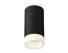 Светильник накладной Techno spot XS6323041 Ambrella light чёрный 1 лампа, основание чёрное в стиле современный круглый