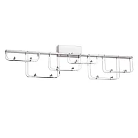 Бра LED Zaha 7059/12WL Odeon Light хром на 1 лампу, основание хром в стиле хай-тек 
