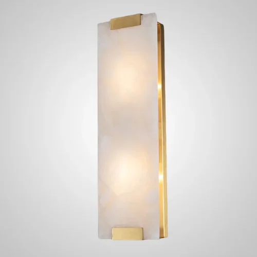 Настенный светильник SLIPA B 208949-23 ImperiumLoft белый на 1 лампа, основание золотое в стиле современный  фото 2