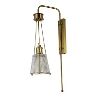 Бра Copita 2777-1W Favourite прозрачный 1 лампа, основание медь в стиле современный 
