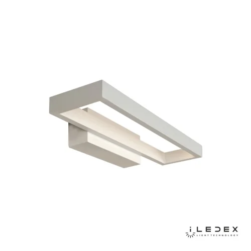 Бра LED Edge X050310 WH iLedex белый на 1 лампу, основание белое в стиле хай-тек современный 