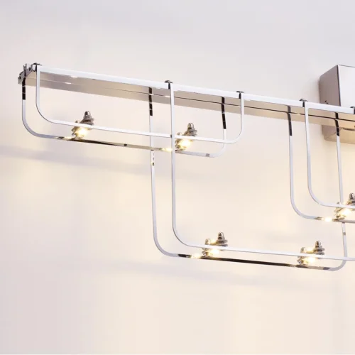 Бра LED Zaha 7059/12WL Odeon Light хром на 1 лампу, основание хром в стиле хай-тек фото 5