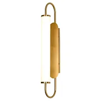 Бра LED LSP-8473 Lussole белый 1 лампа, основание матовое золото в стиле современный 