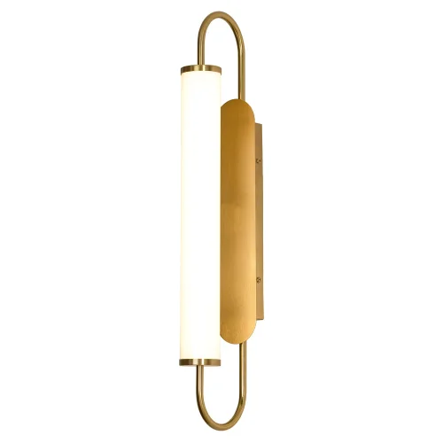 Бра LED LSP-8473 Lussole белый на 1 лампа, основание матовое золото в стиле современный 