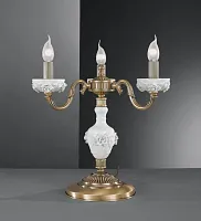 Настольная лампа P 9011/3 Reccagni Angelo без плафона 3 лампы, основание античное бронза латунь металл в стиле классический 