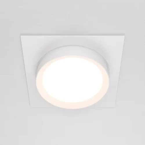 Светильник точечный Hoop DL086-GX53-SQ-W Maytoni белый 1 лампа, основание белое в стиле современный  фото 6