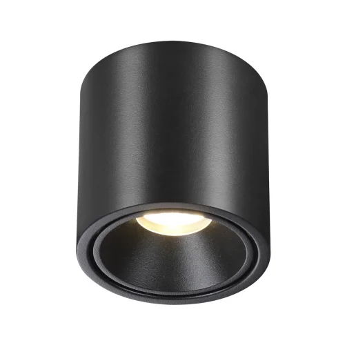 Светильник накладной LED Redo 6619/10CL Odeon Light чёрный 1 лампа, основание чёрное в стиле хай-тек круглый фото 3
