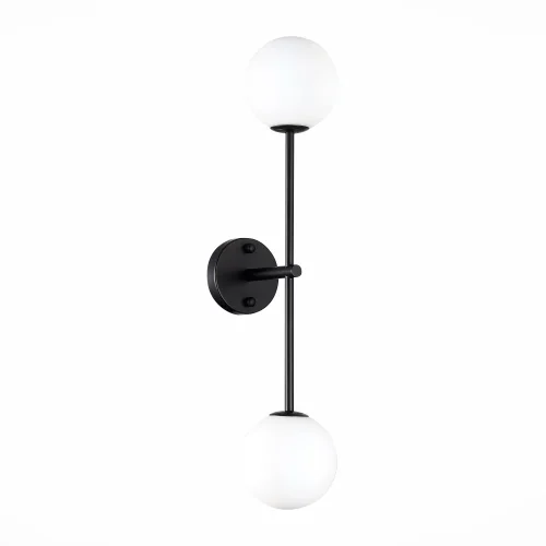 Бра Chieti SL1506.401.02 ST-Luce белый на 2 лампы, основание чёрное в стиле хай-тек современный молекула фото 2