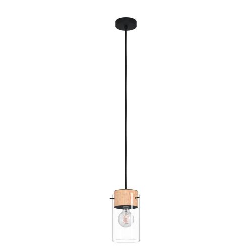 Светильник подвесной  Madreselva 43545 Eglo без плафона 1 лампа, основание чёрное в стиле современный 
