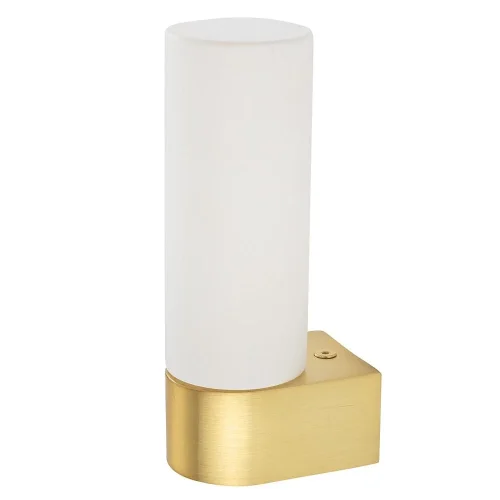 Бра Natalie 10724-NW Nowodvorski белый на 1 лампу, основание латунь в стиле современный Бра Natalie 10724-NW Nowodvorski белый на 1 лампу, основание латунь в стиле современный