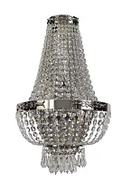 Бра Pera E 2.20.100 N Arti Lampadari прозрачный на 3 лампы, основание никель в стиле классический 