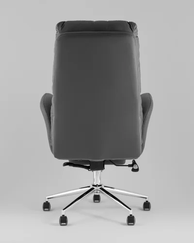 Кресло руководителя TopChairs Solid NC с оттоманкой, серый УТ000041760 Stool Group, /, ножки//, размеры - ***** фото 9
