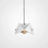 Светильник подвесной RODS C 214093-26 ImperiumLoft белый на 1 лампу, основание белое в стиле современный 