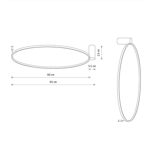 Светильник потолочный LED Circolo Led M 11402-NW Nowodvorski зелёный на 1 лампу, основание зелёное в стиле современный фото 6