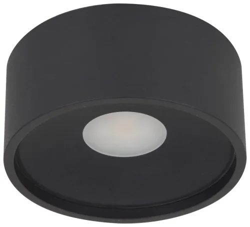 Светильник накладной LED Altair WTA.O01.607.30.18 Wertmark чёрный на 1 лампу, основание чёрное в стиле хай-тек современный круглый