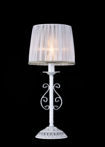 Настольная лампа Sunrise FR2290TL-01W Freya белая 1 лампа, основание белое металл в стиле классический  фото 2