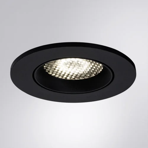 Светильник точечный Fuji A2865PL-1BK Arte Lamp чёрный 1 лампа, основание чёрное в стиле современный круглый фото 5