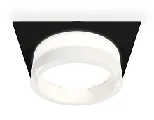 Светильник точечный XC8062015 Ambrella light белый 1 лампа, основание чёрное в стиле хай-тек 