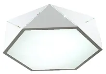 Люстра потолочная Evesham OML-45307-26 Omnilux белая на 1 лампу, основание белое в стиле хай-тек 