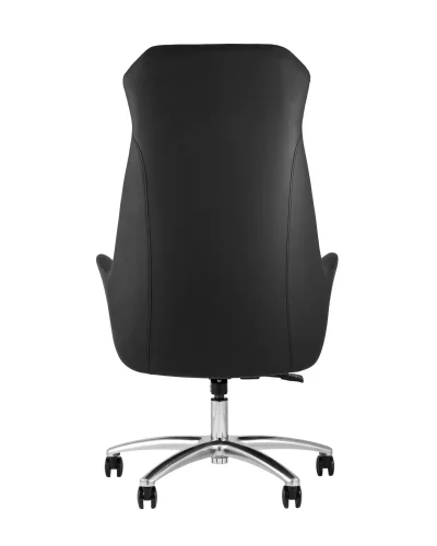 Кресло руководителя TopChairs Viking, черное УТ000003902 Stool Group, чёрный/экокожа, ножки/металл/хром, размеры - ****700*740 фото 4