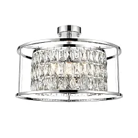 Люстра потолочная Дебра (Debra) VL3283P06 Vele Luce прозрачная на 6 ламп, основание хром в стиле классический Люстра потолочная Дебра (Debra) VL3283P06 Vele Luce прозрачная на 6 ламп, основание хром в стиле классический