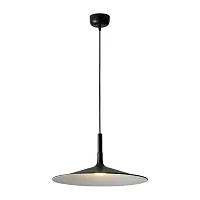 Светильник подвесной LED Metrix V2220-PL Moderli чёрный на 1 лампу, основание чёрное в стиле хай-тек 