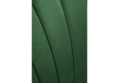 Стул на металлокаркасе Инклес темно-зеленый / черный глянец 483854 Woodville, зелёный/велюр, ножки/металл/чёрный, размеры - ****570*560 фото 6