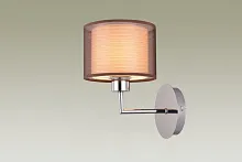 Бра Room V2730-1W Moderli коричневый 1 лампа, основание хром в стиле современный 