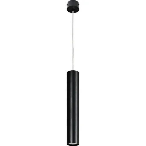 Светильник подвесной Eye Black 6841-NW Nowodvorski чёрный 1 лампа, основание чёрное в стиле минимализм трубочки