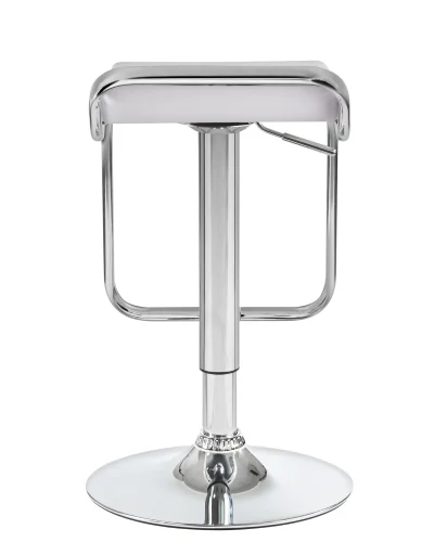 Стул барный набор 2 шт. SET-2 3021-LM CRACK, цвет сиденья белый, цвет основания хром Dobrin, /экокожа, ножки/металл/хром, размеры - 680*890***385*480 фото 6