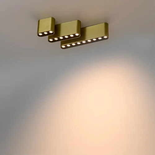 Светильник накладной LED Small 7093/8CL Odeon Light бронзовый на 1 лампу, основание бронзовое в стиле минимализм фото 4