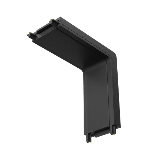 Коннектор питания внутренний Magnetic track system Radity TRA084CI-11B Maytoni чёрный в стиле хай-тек современный для светильников серии Magnetic track system Radity подвесной накладной radity радиусная магнитная магнитный