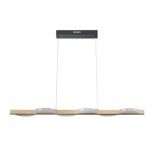 Светильник подвесной LED Drop VL7194P06 Vele Luce белый на 1 лампу, основание чёрное в стиле хай-тек фото 2