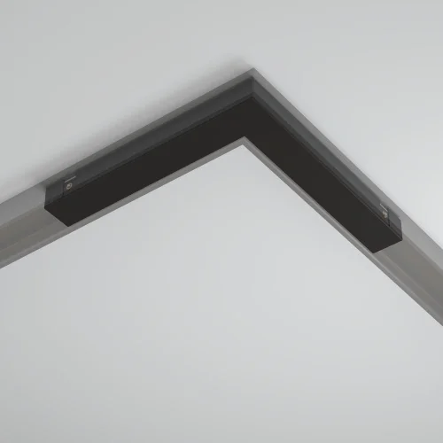 Угловой коннектор питания Magnetic track system Basity TRA172CPC-1B Maytoni чёрный в стиле для светильников серии Magnetic track system Basity basity магнитная фото 4