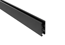 Шинопровод магнитный двусторонний CLT 0.126 01 L2000 BL Crystal Lux чёрный в стиле современный для светильников серии Укс5 (Ux5) шинопровод ux5 узкий магнитный двусторонний