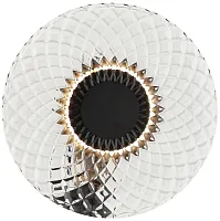 Бра LED Portu 4011/02/01W Stilfort прозрачный 1 лампа, основание чёрное в стиле современный 