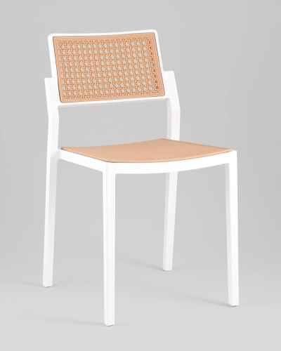 Стул пластиковый Milto, белый УТ000039188 Stool Group, /, ножки/пластик/белый, размеры - *790***450*500