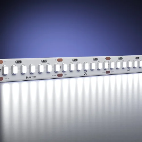 Светодиодная лента 24В 2835 11Вт/м 6000К 5м IP 20 201051 Maytoni цвет LED холодный белый 6000K, световой поток 1320Lm фото 3