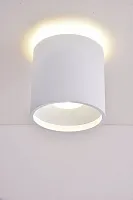 Светильник накладной LED Torino OML-100309-16 Omnilux белый на 1 лампу, основание белое в стиле хай-тек круглый