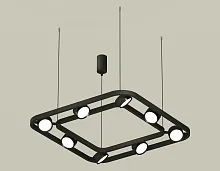 Светильник подвесной XB9182100 Ambrella light чёрный 8 ламп, основание чёрное в стиле хай-тек модерн 