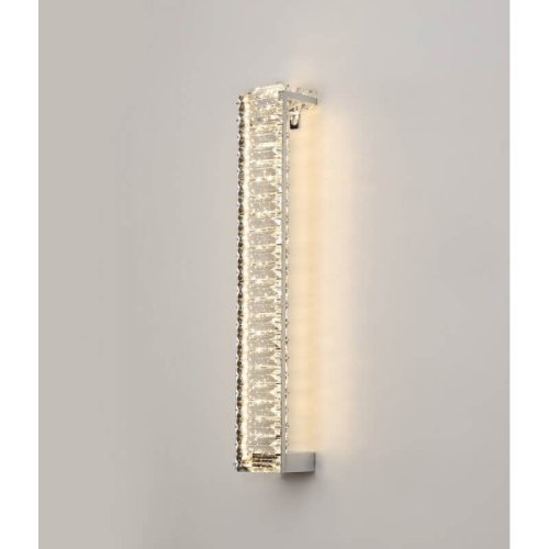 Бра LED 8241/A chrome Newport прозрачный на 1 лампа, основание хром в стиле современный  фото 3